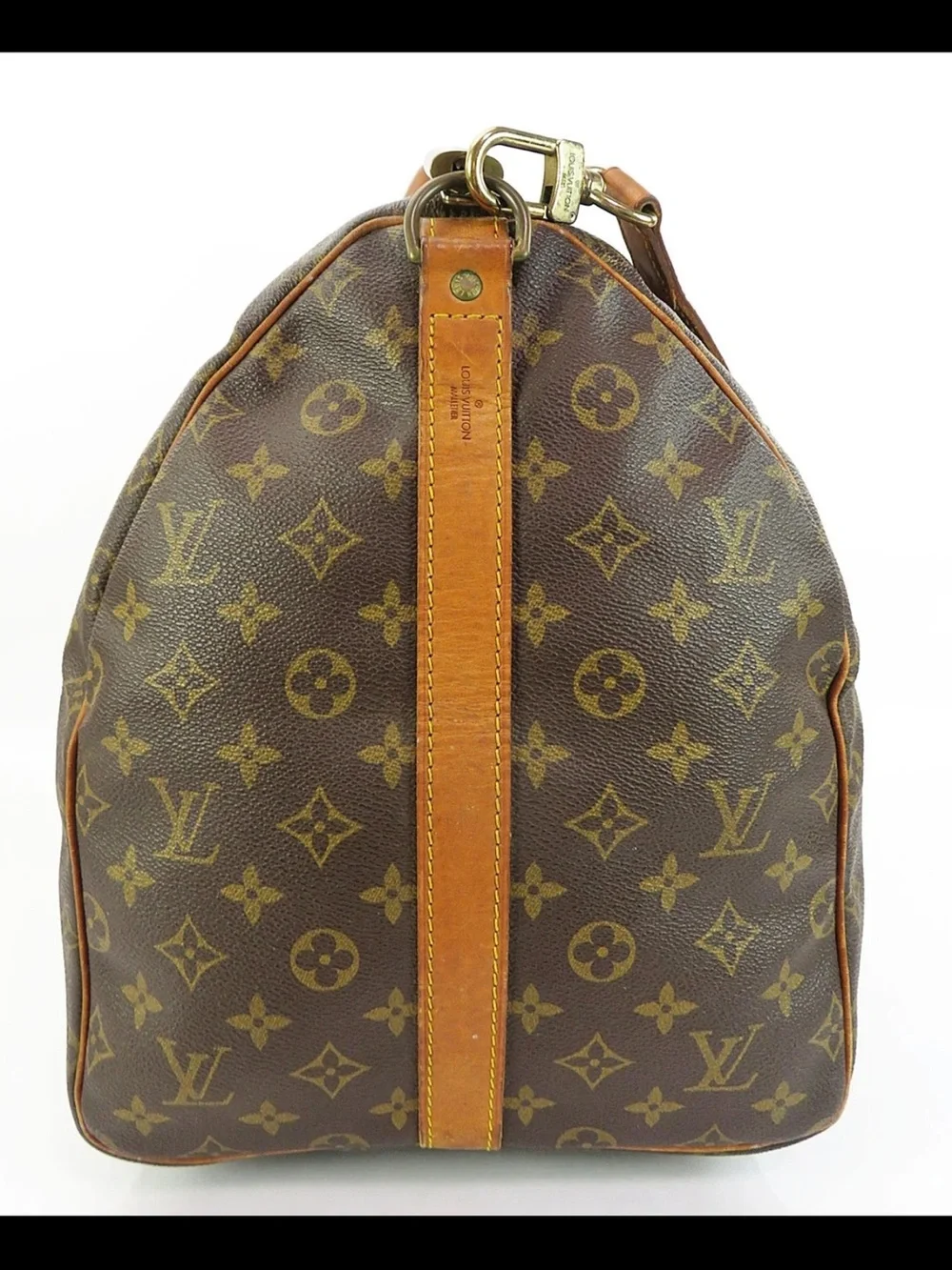Louis Vuitton Monogram Canvas Keepall Bandoulière Duffle - Brown & Tan